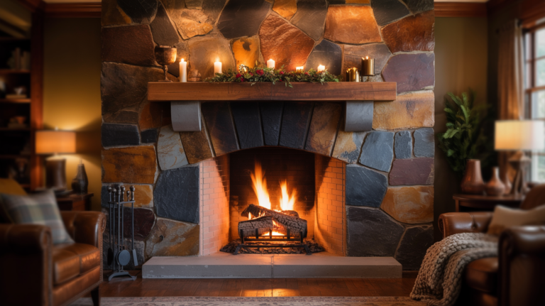21 Stone Fireplaces That Add Rustic Charm