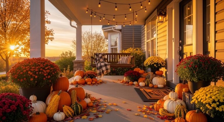 20 Easy Fall Front Porch Ideas You’ll Love