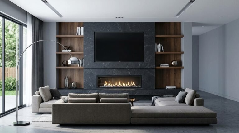 22 Fireplace TV Wall Ideas for a Sleek Focal Point