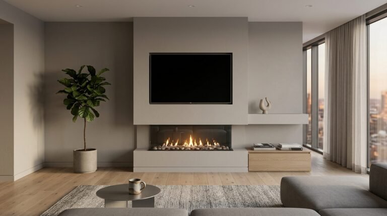 23 Fireplace TV Wall Ideas for a Clean, Built In Look