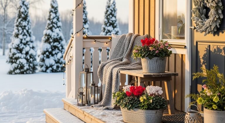 24 Winter Porch Decor Ideas Cozy & Inviting