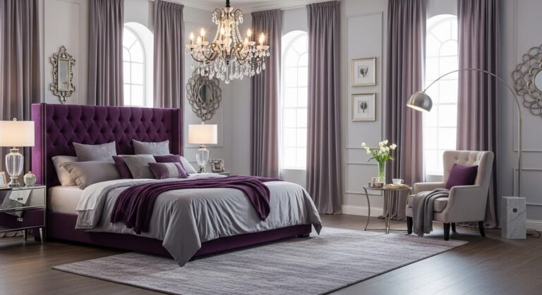 22 Purple Gray Bedrooms Soft & Sophisticated