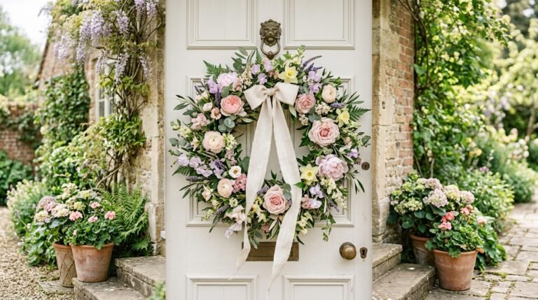 24 Spring Wreaths for Front Doors We Love