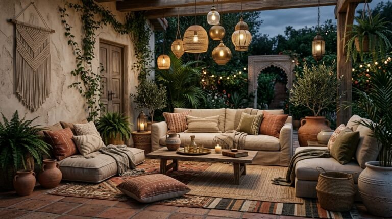 23 Boho Patio Decor Ideas Chill & Colorful