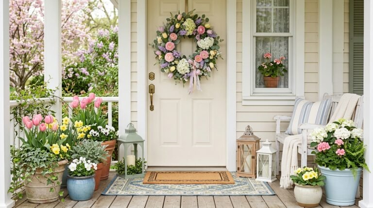 21 Spring Front Door Decor Welcoming & Bright